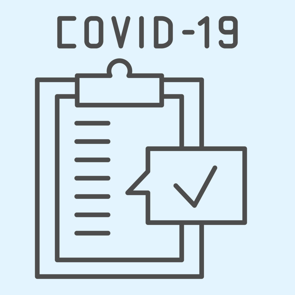 COVID-19 checklist illustration